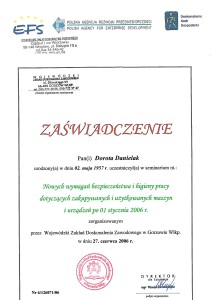Urzytkowanie maszyn 2006